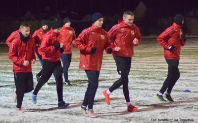 Piłkarze Hetmana po pierwszym treningu w 2019 roku