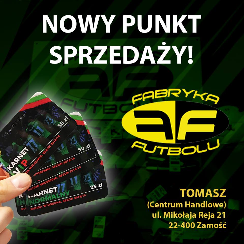 Aktualności Fabryka Futbolu punktem sprzedaży karnetów Hetmana!