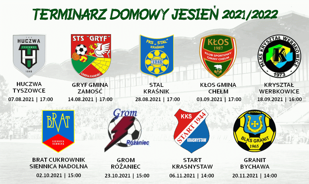 Terminarz meczów domowych Hetmana w rundzie jesiennej sezonu 2021/2022