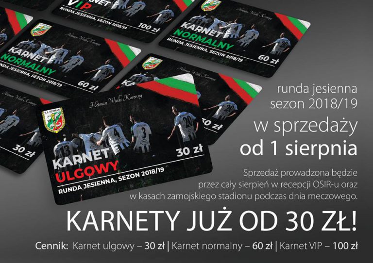 Karnety już w sprzedaży!