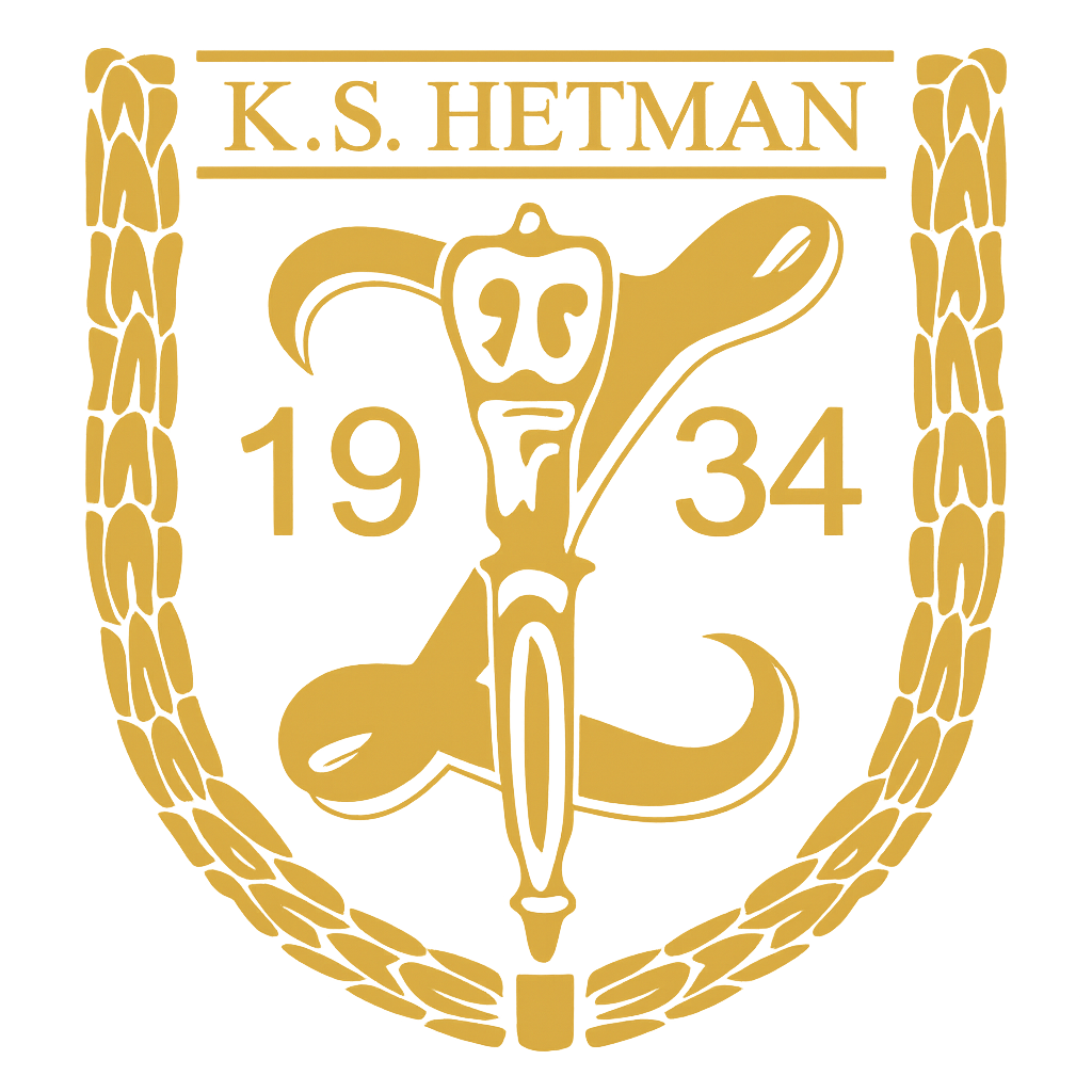 Złoty herb Klubu 100 KS Hetman Zamość